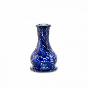 Колба для кальяна Vessel Glass Капля Mini крошка черно-синяя