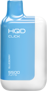 Электронная сигарета HQD CLICK – Устройство + картридж Черника 5500 затяжек