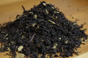 Черный чай листовой черника-сливки, Германия, 100 гр.