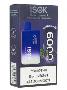 Электронная сигарета ISOK ISBAR – Ежевика Айс 6000 затяжек