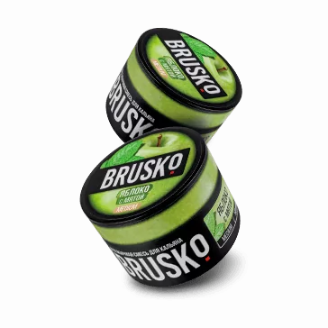 Смесь для кальяна BRUSKO MEDIUM – Яблоко с мятой 250 гр.