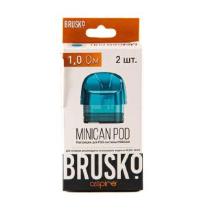 Картридж к электронной системе BRUSKO Minican – синий 2шт. 10