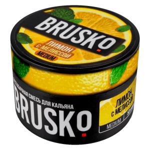 Смесь для кальяна BRUSKO MEDIUM – Лимон с мелиссой 50 гр.