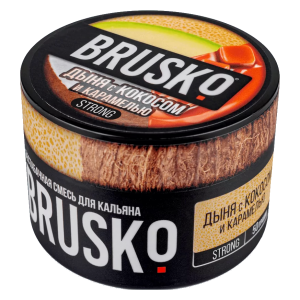 Смесь для кальяна BRUSKO STRONG – Дыня с кокосом и карамелью 50 гр.