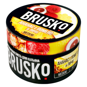 Смесь для кальяна BRUSKO MEDIUM – Ананас помело личи 50 гр.