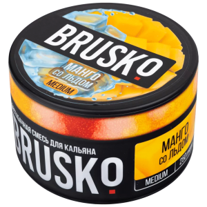 Смесь для кальяна BRUSKO MEDIUM – Манго со льдом 250 гр.