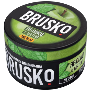 Смесь для кальяна BRUSKO MEDIUM – Яблоко с мятой 250 гр.