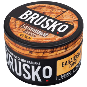 Смесь для кальяна BRUSKO MEDIUM – Банановый пирог 250 гр.