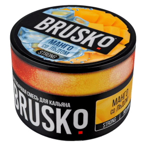 Смесь для кальяна BRUSKO STRONG – Манго cо льдом 50 гр.