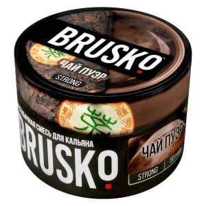 Смесь для кальяна BRUSKO STRONG – Чай пуэр 50 гр.