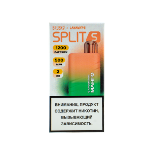 Электронная сигарета BRUSKO Split S – Манго 1200 затяжек