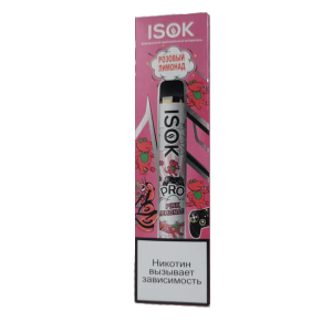 Электронная сигарета ISOK PRO – Розовый Лимонад 2000 затяжек