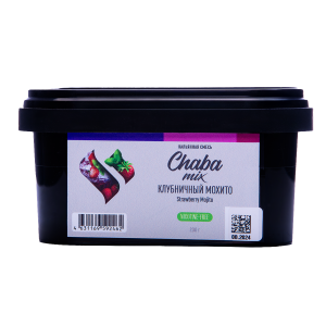 Смесь для кальяна Chaba – Клубничный Мохито Nicotine Free 200 гр.
