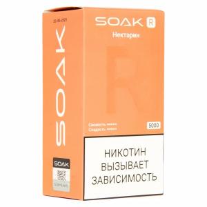 Электронная сигарета SOAK R – Нектарин 5000 затяжек