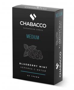 Табак для кальяна Chabacco MEDIUM – Blueberry mint 50 гр.