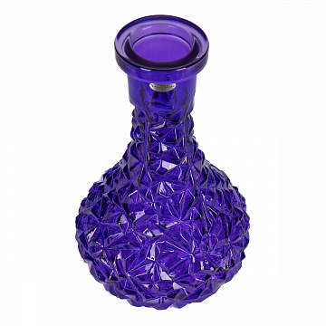 Колба для кальяна Vessel Glass Капля кристалл фиолетовая