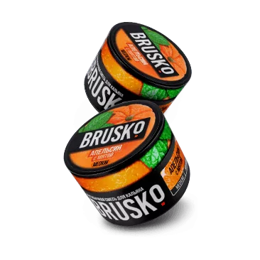 Смесь для кальяна BRUSKO MEDIUM – Апельсин с мятой 50 гр.