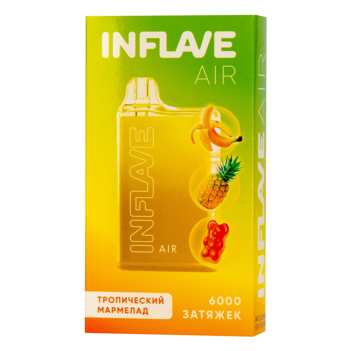 Inflave air. Inflave электронная сигарета гуава. Inflave Air - манго маракуйя (6000). Inflave Air Banana Pineapple Jelly. Inflave Air - тропический мармела (6000).