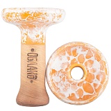 Чашка Облако Phunnel L Glaze Top 98 оранжево-белый мрамор