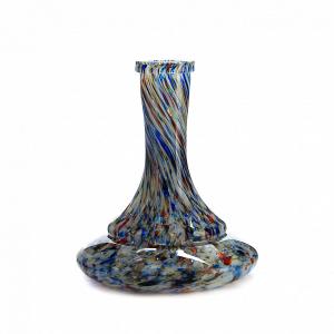 Колба для кальяна Vessel Glass Эллипс крошка разноцветная