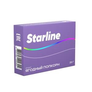 Табак для кальяна Starline Старлайн – Ягодный попкорн 25 гр.