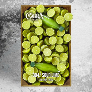 Смесь для кальяна Cobra Virgin – Sour Lime (Кислый Лайм) 50 гр.