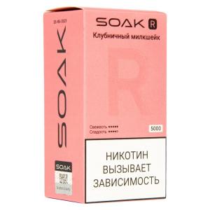 Электронная сигарета SOAK R – Клубничный милкшейк 5000 затяжек