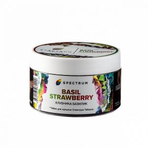 Табак для кальяна Spectrum – Basil strawberry 200 гр.
