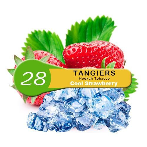 Табак для кальяна Tangiers (Танжирс) Noir – Cool Strawberry 100 гр.