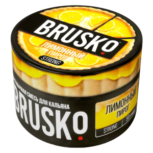 Смесь для кальяна BRUSKO STRONG – Лимонный пирог 50 гр.