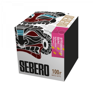 Табак для кальяна Sebero – Strawberry gum 100 гр.