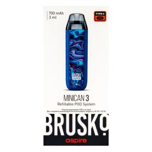 Электронная система BRUSKO Minican 3 – темно-синий флюид