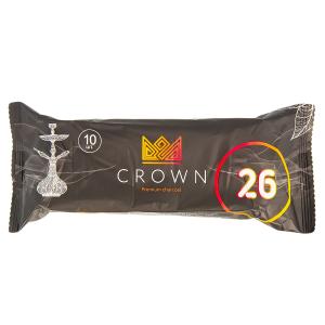 Уголь для кальяна Crown – кокосовый 10 шт (26 мм)