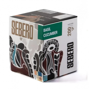 Табак для кальяна Sebero – Basil-Cucumber 200 гр.