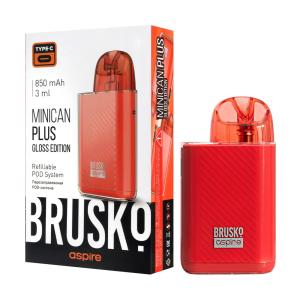 Электронная система BRUSKO Minican – Plus Gloss edition красный