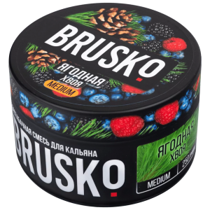 Смесь для кальяна BRUSKO MEDIUM – Ягодная хвоя 250 гр.