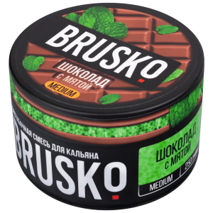 Смесь для кальяна BRUSKO MEDIUM – Шоколад с мятой 250 гр.