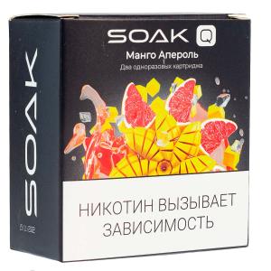 Картридж SOAK Q – Манго апероль 1500 затяжек 2шт