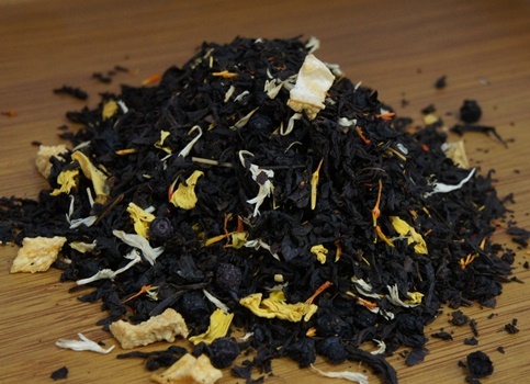 Черный чай листовой айва-черника, Германия, 165 гр.