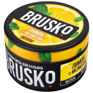 Смесь для кальяна BRUSKO MEDIUM – Лимон с мелиссой 250 гр.