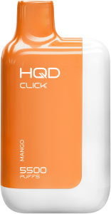 Электронная сигарета HQD CLICK – Устройство + картридж Манго 5500 затяжек