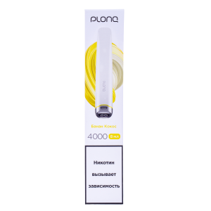 Электронная сигарета PLONQ PLUS PRO – Банан кокос 4000 затяжек