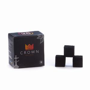 Уголь для кальяна Crown – кокосовый 18 шт (25 мм)