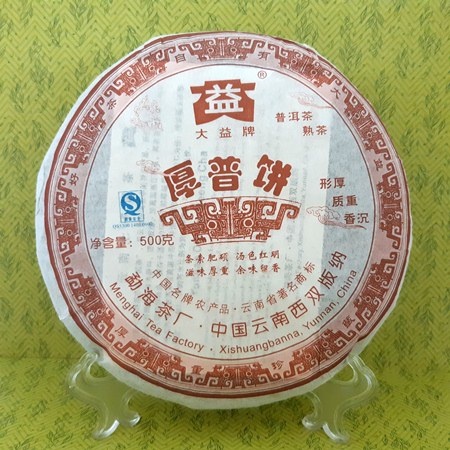 Чай Пуэр Шу Да И 701 Мэнхай 2007 год 500 гр., 1 шт.