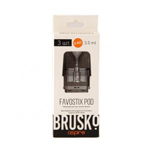 Картридж к электронной системе BRUSKO FAVOSTIX 3шт. 0.6
