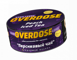 Табак для кальяна Overdose – Peach Iced Tea 25 гр.