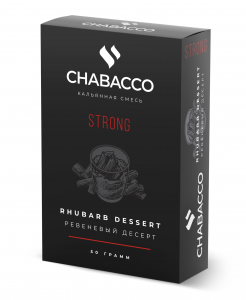 Табак для кальяна Chabacco STRONG – Rhubarb dessert 50 гр.