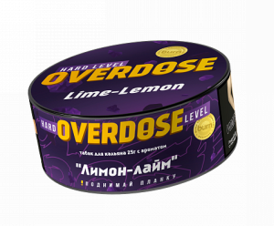 Табак для кальяна Overdose – Lime-Lemon 25 гр.