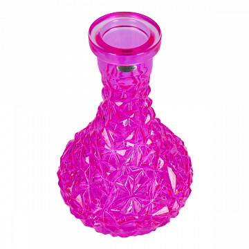 Колба для кальяна Vessel Glass Капля кристалл розовая