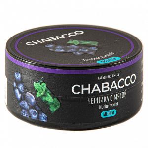 Смесь для кальяна Chabacco MEDIUM – Blueberry mint 25 гр.